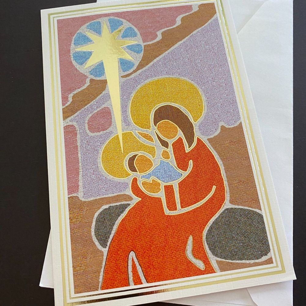 MFPA USA Holy Nativity #314 Ruth Christensen Christmas Greeting Card w/ Envelope